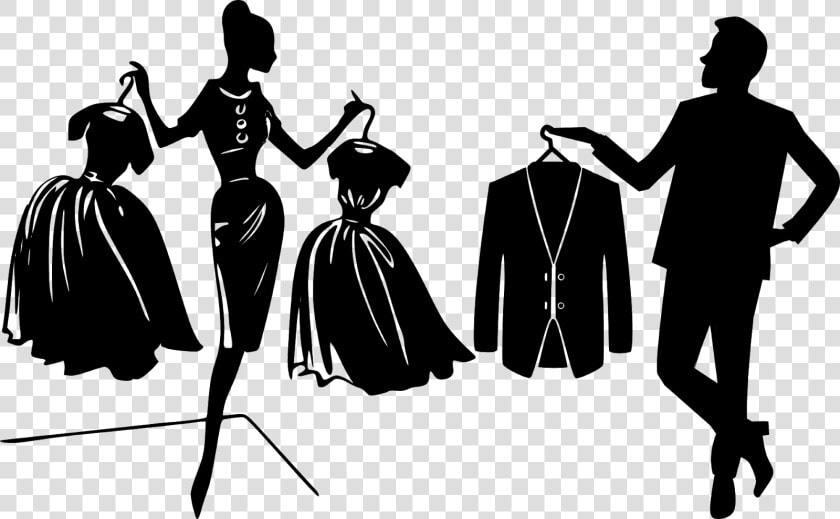 Shopping  Dresses  Fashion  Clothing  Shopper  Clothes    Fashion Shopping Silhouette  HD Png DownloadTransparent PNG