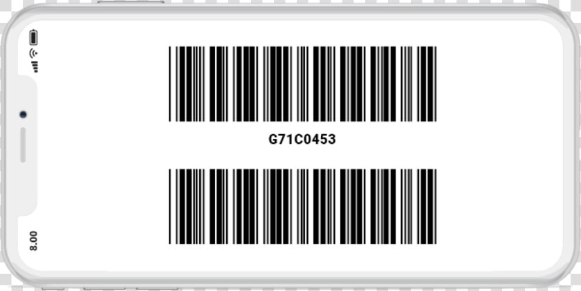 Human readable Barcode Text   Barcode  HD Png DownloadTransparent PNG