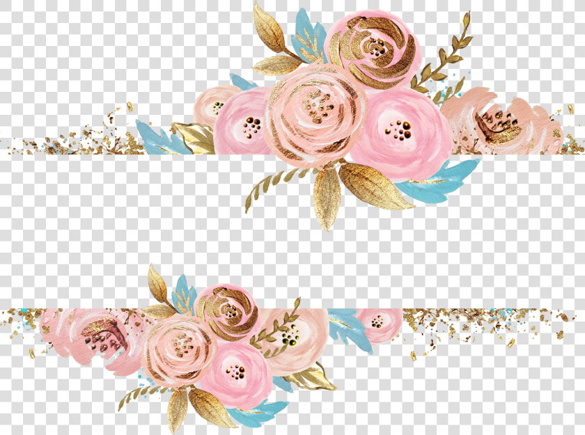 Pion Png Pinterest Pionpng   Gold And Pink Flowers  Transparent PngTransparent PNG