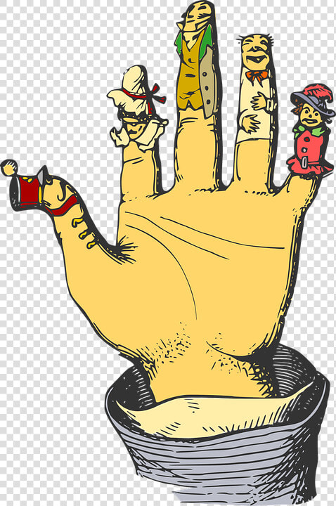 Cartoon  Finger Puppets  Hand  Puppets   Titeres Dibujos  HD Png DownloadTransparent PNG