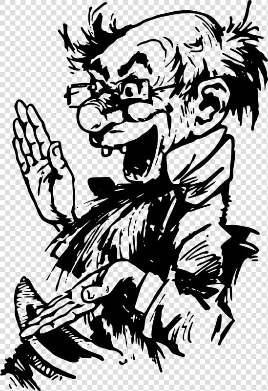 Art monochrome Photography carnivoran   Laughing Old Man Clipart  HD Png DownloadTransparent PNG