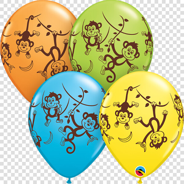 Ballonnen Met Aapjes  HD Png DownloadTransparent PNG