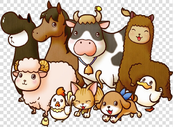 Cartoon Farm Animals Clipart   Transparent Farm Animals Clipart  HD Png DownloadTransparent PNG