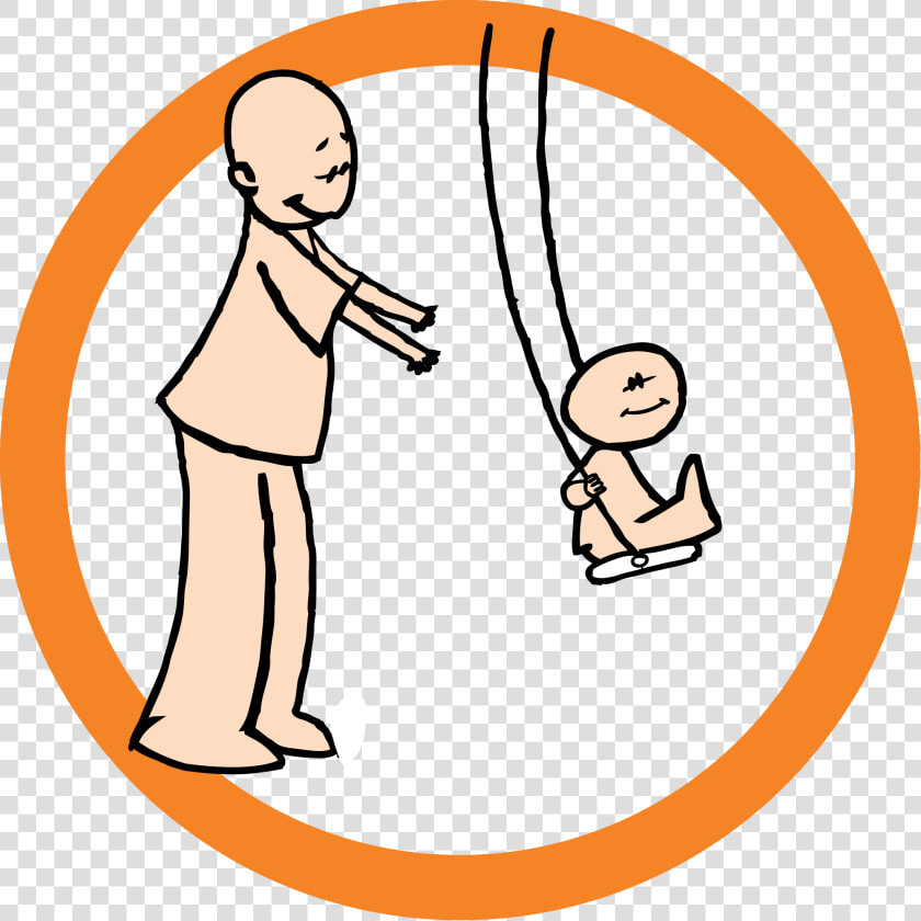 Swing   Clipart   Push Swing Clipart  HD Png DownloadTransparent PNG