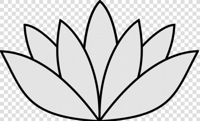 Elegant Image Of Easy To Draw Flowers Easy Drawings   Simple Lily Pad Drawing  HD Png DownloadTransparent PNG