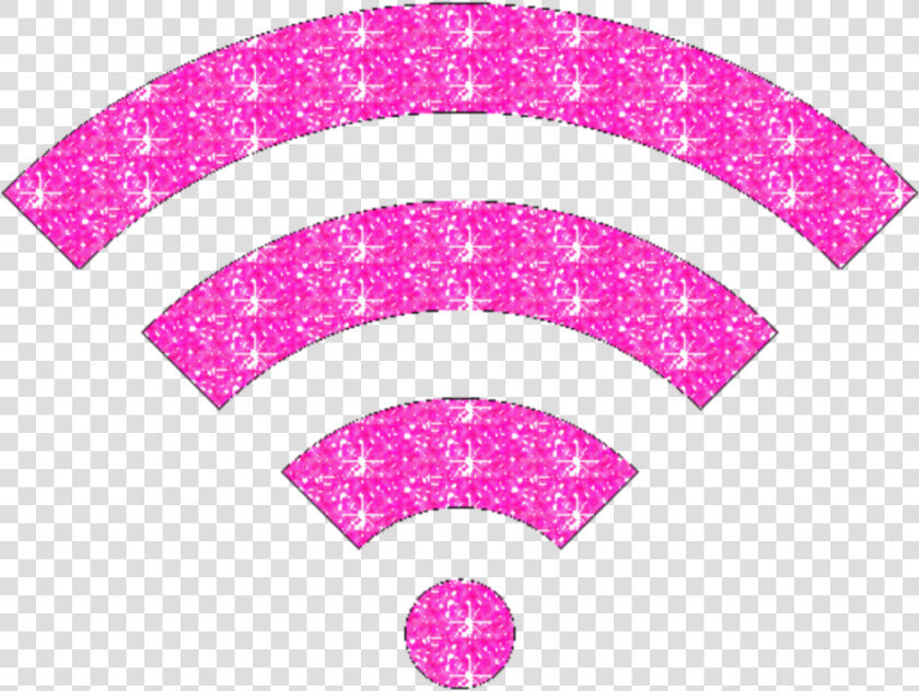  wifi  pink  glitter  barbie   Icone Wifi Verde  HD Png DownloadTransparent PNG