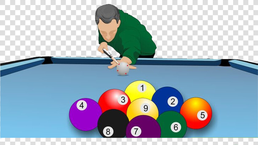 Billiards Clipart Pool Player   Playing Billiard Clipart  HD Png DownloadTransparent PNG