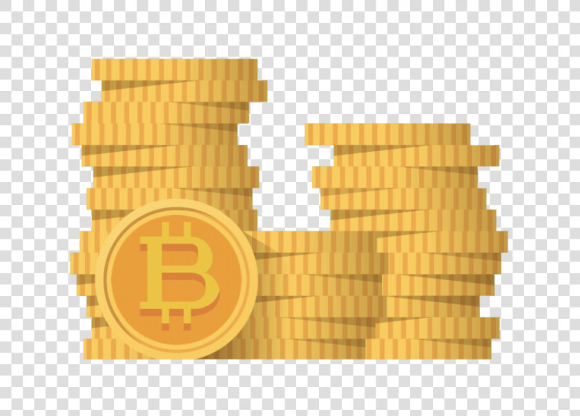 Bitcoin Coin Stack   Almond Biscuit  HD Png DownloadTransparent PNG