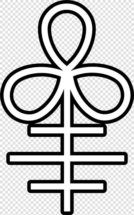 Alchemical Symbol Cross Ankh Clip Art   Satanic Cross Transparent  HD Png DownloadTransparent PNG