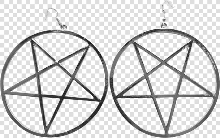 Streetgoth Street Rock Pastel Goth Metal Grunge Earring   Satanic Pentagram Transparent  HD Png DownloadTransparent PNG