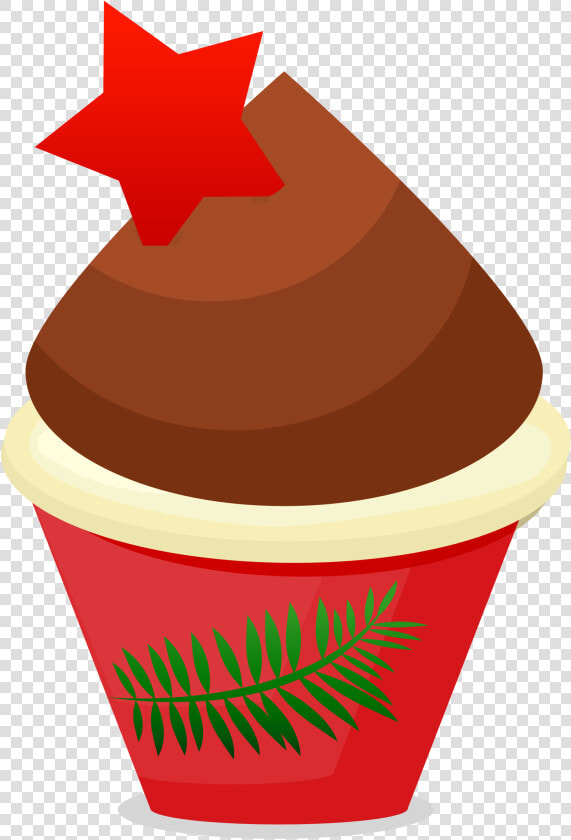 Free Christmas Cupcake Clipart   Cupcake  HD Png DownloadTransparent PNG