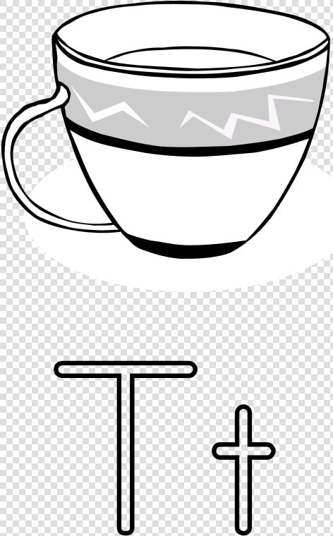 Letra T De Taza   Tea Cup Clip Art  HD Png DownloadTransparent PNG