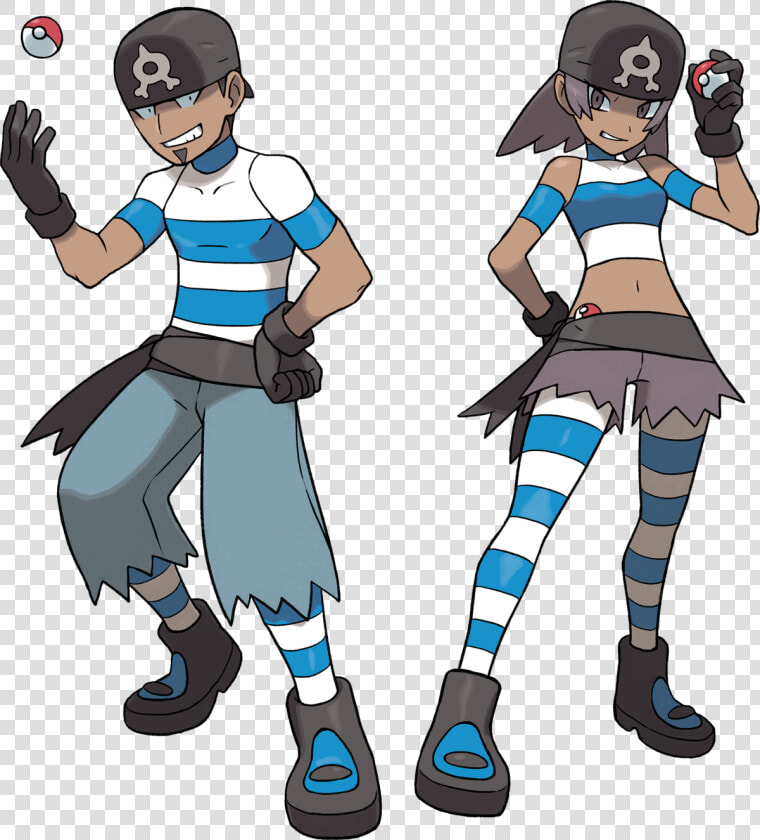 Omega Ruby Alpha Sapphire Team Aqua Grunts   Pokemon Team Aqua Grunt  HD Png DownloadTransparent PNG