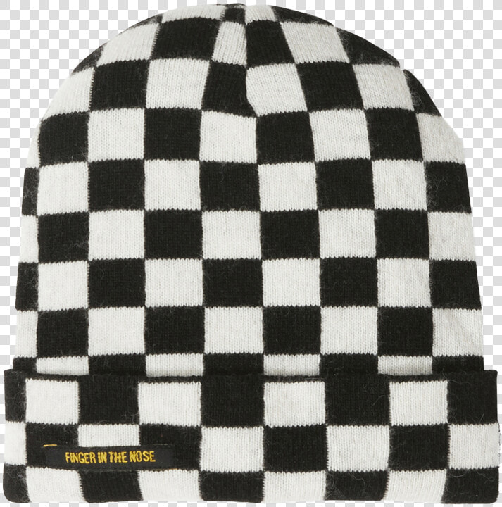 Finger In The Nose Nagano Unisex Beanie Checkers   Suorin Air Skins  HD Png DownloadTransparent PNG