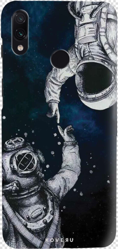 Astronaut Cover Case For Redmi Note 7 Pro   Ventrecanard Taste Of Sky  HD Png DownloadTransparent PNG