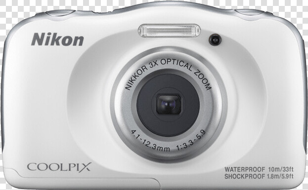 Nikon Cámara Fotográfica Coolpix W100   Nikon Coolpix W100 White  HD Png DownloadTransparent PNG