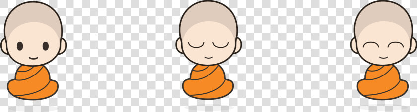 Cartoon   Png Download   Buddhist Monk Cartoon Transparent  Png DownloadTransparent PNG