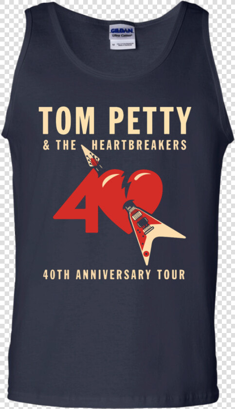 40th Anniversary Tour Tom Petty Shirt  Hoodie  Tank   Active Tank  HD Png DownloadTransparent PNG