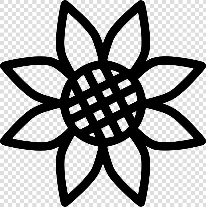 Sunflower Flower Garden Gardening   Black And White Sunflower  HD Png DownloadTransparent PNG