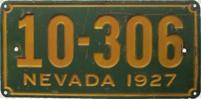 Nevada License Plate  1927   Signage  HD Png DownloadTransparent PNG