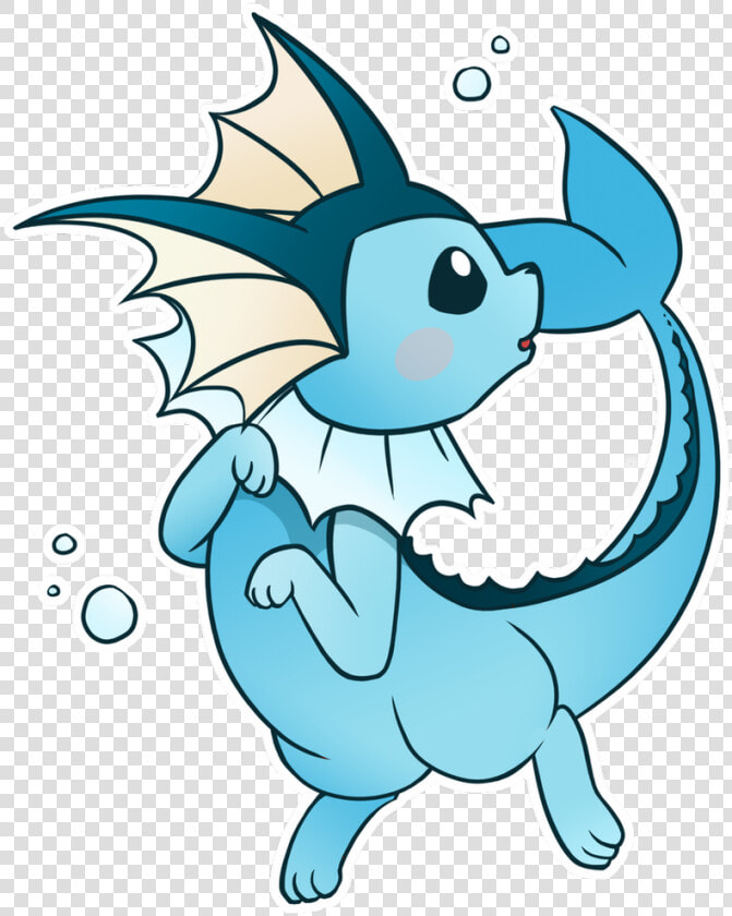 Vaporeon And Anime   Cute Vaporeon Pokemon Drawing  HD Png DownloadTransparent PNG