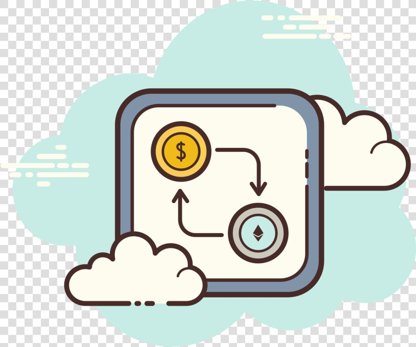 Troca Dinheiro Ethereum Icon   Cloud Icon Png  Transparent PngTransparent PNG