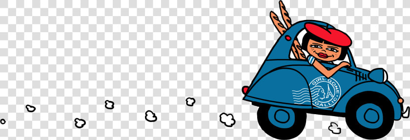 2cv Border Smoke Puffs Right   Cartoon  HD Png DownloadTransparent PNG