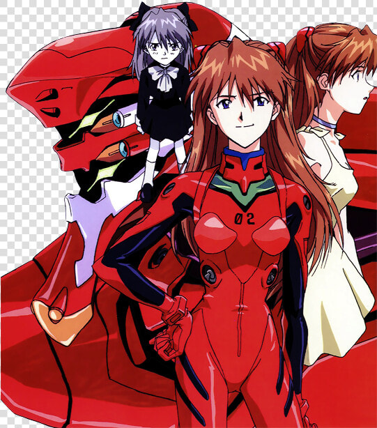 Asuka Langley Soryu Shinji Ikari Misato Katsuragi Rei   Evangelion Asuka Eva 02  HD Png DownloadTransparent PNG