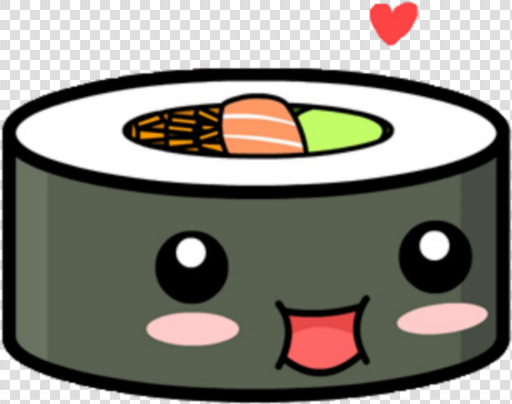  kawaii  black  sushi  food  fish   Sushi Kawaii  HD Png DownloadTransparent PNG