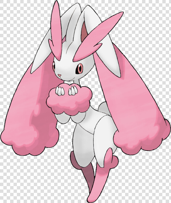 If Shiny Lopunny Was Vanilla Instead Of Chocolate   Shiny Pokemon Mega Lopunny  HD Png DownloadTransparent PNG