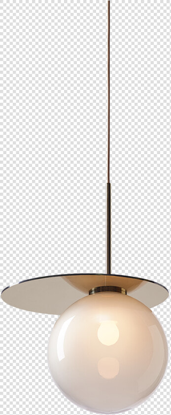 Umbra Pendant Light Grey   Polished Brass   Ceiling  HD Png DownloadTransparent PNG