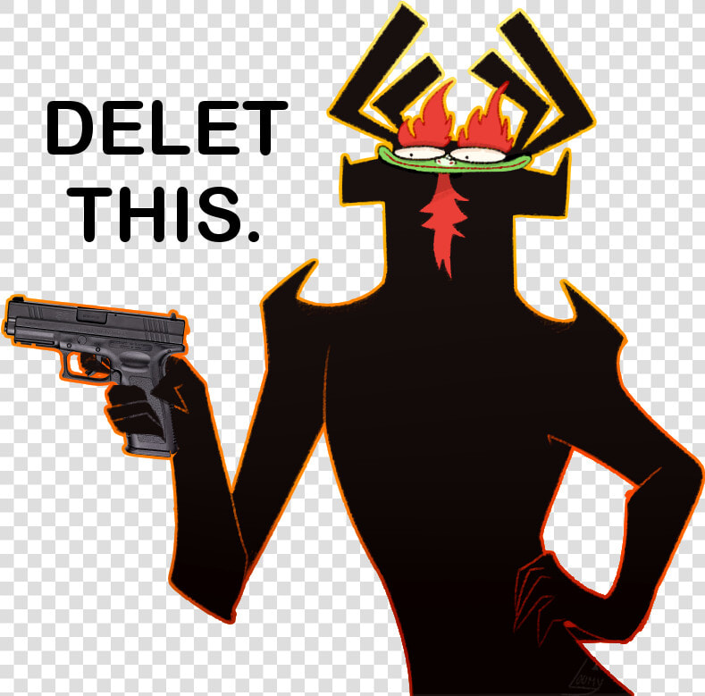 Delet This Fictional Character Clip Art   Samurai Jack Aku Gun  HD Png DownloadTransparent PNG