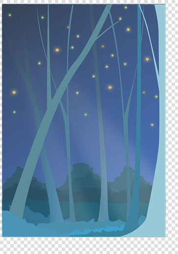 Forest  Night  The Night Sky  Star  Night View   Graphic Design  HD Png DownloadTransparent PNG