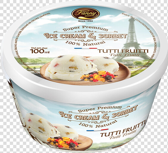 Fanny Tutti Frutti 100ml   Ice Cream  HD Png DownloadTransparent PNG