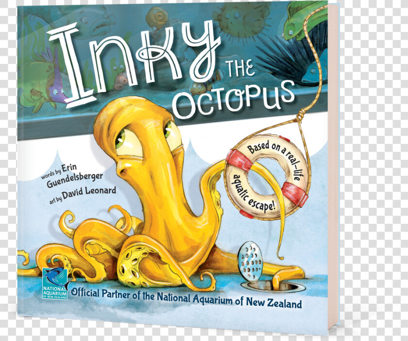 Picture   Inky The Octopus Book  HD Png DownloadTransparent PNG