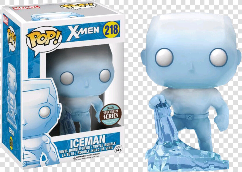 Ice Man Pop Vinyl Figure   Iceman X Men Funko Pop  HD Png DownloadTransparent PNG