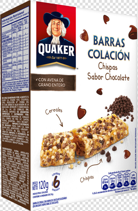 Codigo De Barras Cereal Png   Barrita Cereal Quaker  Transparent PngTransparent PNG