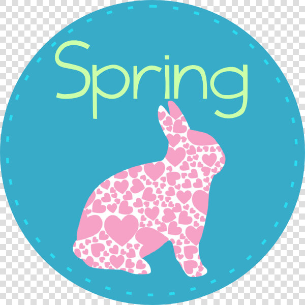 Spring With Bunny Svg Clip Arts   Spring Bunnies Clipart  HD Png DownloadTransparent PNG