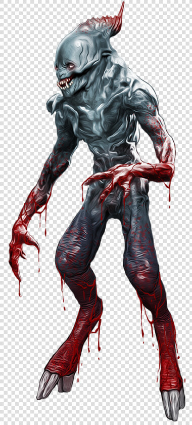 Evil Red Eyes Png  baubas  An Evil Spirit With Long   Babau Demon Pathfinder  Transparent PngTransparent PNG