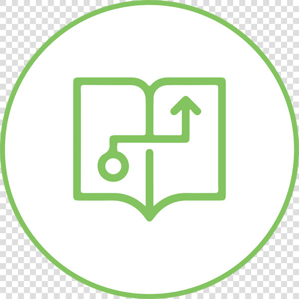 Green Playbook Icon Inside White Circle With Green   Circle  HD Png DownloadTransparent PNG