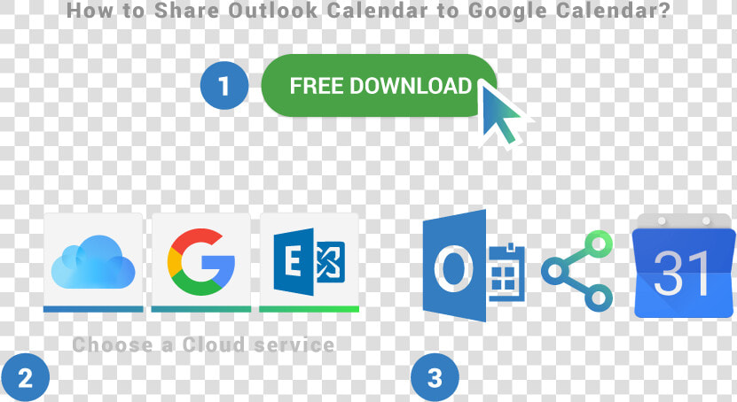 How To Share Outlook Calendar To Google Calendar  HD Png DownloadTransparent PNG