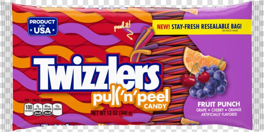 Twizzlers Pull N Peel Fruit Punch  HD Png DownloadTransparent PNG