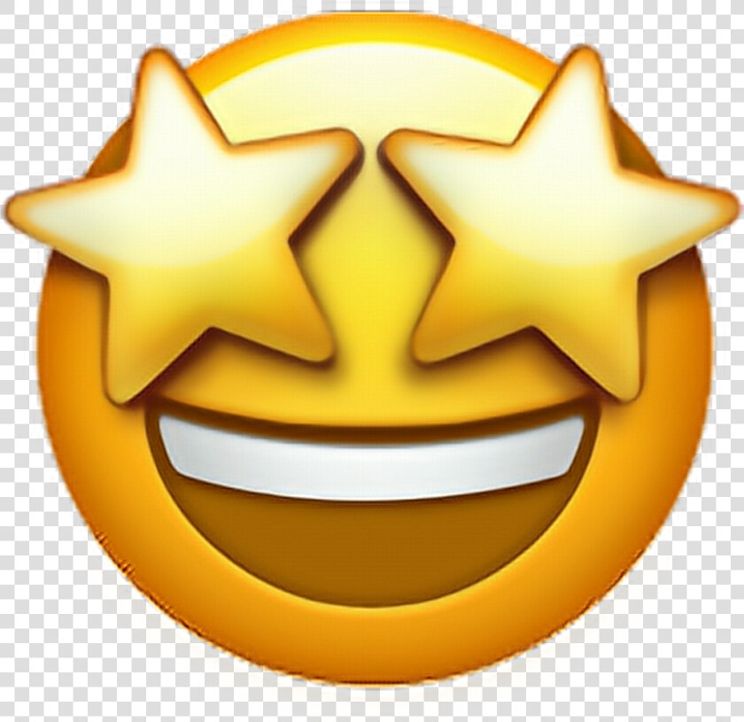 Don T Forget Clipart Smiley Face   Emoji De Carita Con Estrellas  HD Png DownloadTransparent PNG