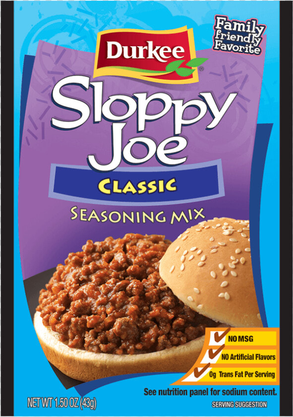 Image Of Sloppy Joe   Durkee  HD Png DownloadTransparent PNG