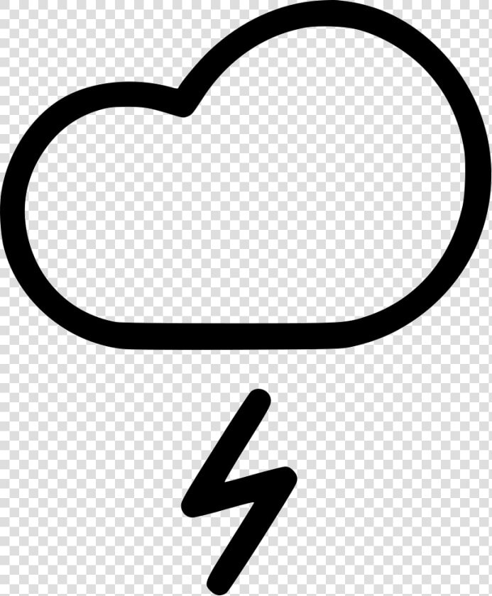 Lightning Cloud Rain Thunder Weather Storm Comments   Rain  HD Png DownloadTransparent PNG