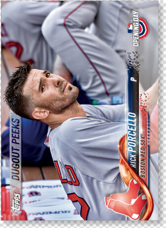 Rick Porcello 2018 Topps Opening Day Baseball Dugout   Player  HD Png DownloadTransparent PNG