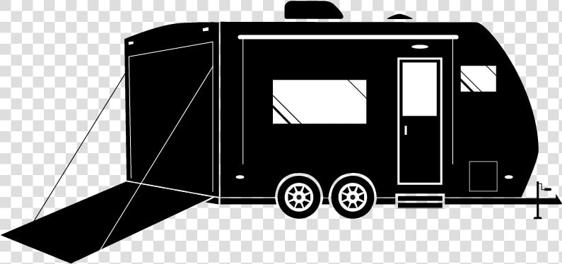 Clip Art Campervans Car Vector Graphics Pickup Truck   Toy Hauler Camper Clipart  HD Png DownloadTransparent PNG