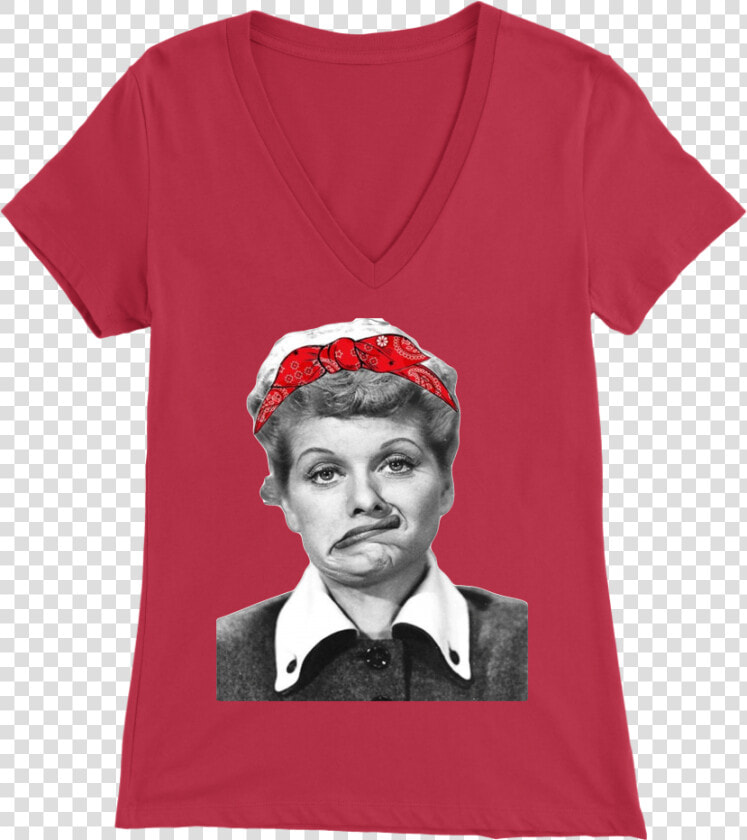 I Love Lucy Red Bandana Tee   Limited Government Tee Shirt  HD Png DownloadTransparent PNG