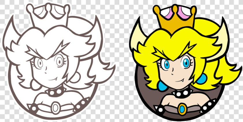 Bowsette 3d Land Styled Icon   Super Mario 3d World Icons  HD Png DownloadTransparent PNG