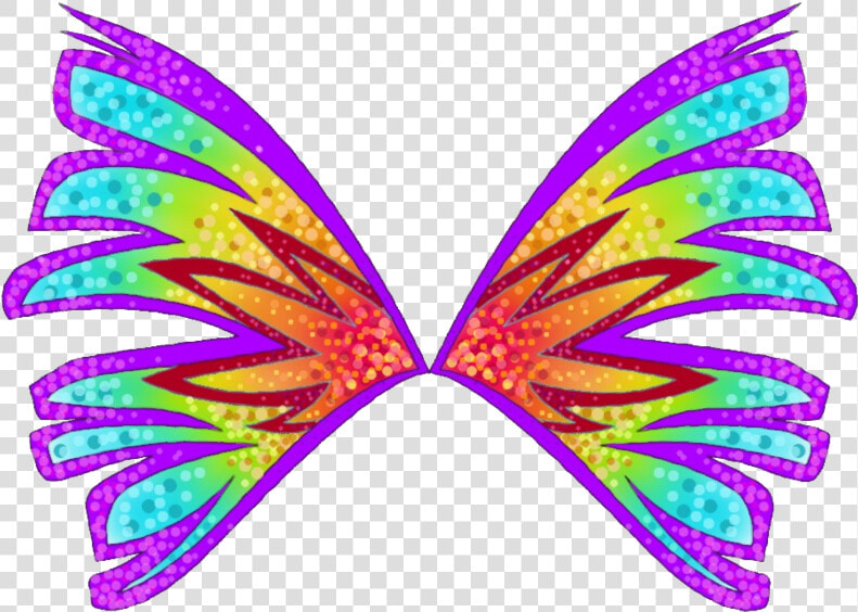  fairy  fairywings  colorful  colorfulwings  angelwings   Sirenix  HD Png DownloadTransparent PNG